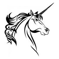 Rienda Libre Graphics - Decomural Unicorn Portrait Ws-17655