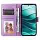 thumbnail image 5 of Funda tipo cartera FOXDOCK para Vivo Y29 4G , diseño girasol en relieve, cuero PU, cierre magnético, soporte y tarjetero, 5 of 5