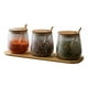 thumbnail image 2 of Set 3 Frascos Texturizado Contenedor Moderno Mesa Jhn, 2 of 3