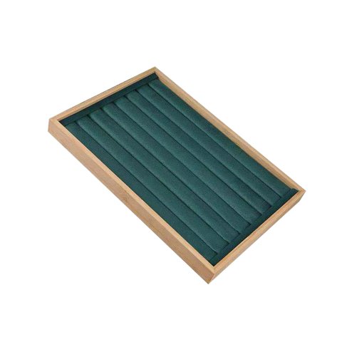 Ioensy - Stackale Rings Display Case Joyero Portátil Para Cajón Cómoda Regalo Verde
