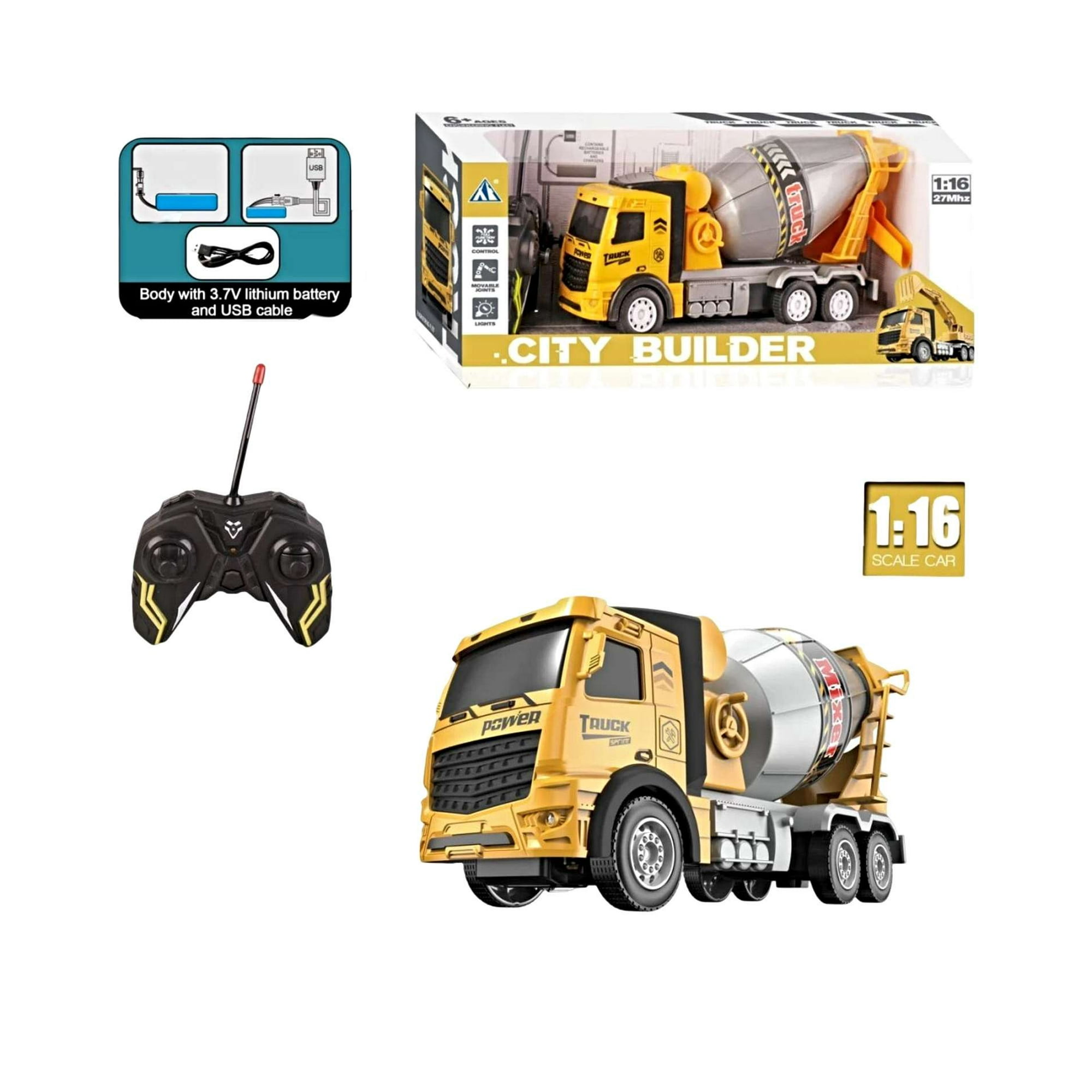 Ali Chile - Camion Hormigonero Recargable Con Control Remoto