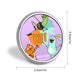 thumbnail image 2 of Kiff-Theme Round Button Badge: Premium Metal Construction, Ideal for High-End Events 2.8 cm, 2 of 6