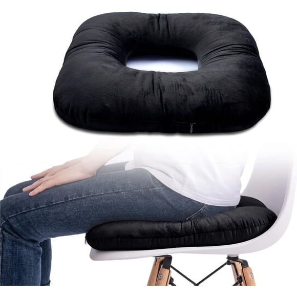 Almohada Donut Hshbxd para Alivio del Dolor de Cóccix 40x40 cm