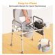 thumbnail image 3 of Comodidad de Cama Steadyjoy de Aluminio con Balde de 6.5 qt y Capacidad de 159 kg, 3 of 7