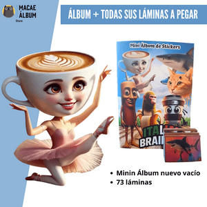 Macae - Mini Álbum Italian Brainrot + Todas Sus Láminas A Pegar