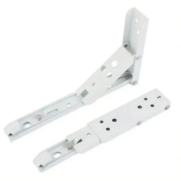 Escuadras Repisa Plegable 10" 25cm 2unidades Blanca Metalica TFX