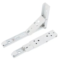 Dmc - Escuadras Repisa Plegable 10"" 25Cm 2Unidades Blanca Metalica Tfx