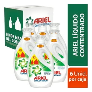 Pack X 6 Detergente Líquido Concentrado Ariel Doble Poder 1.8 L
