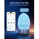 thumbnail image 5 of Reloj despertador MTDYHY huevo de dinosaurio con altavoz Bluetooth RGB, 5 of 7