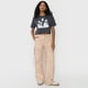 thumbnail image 4 of Polera Mujer Fun Manca Corta Crop Gris Corona, 4 of 5