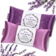 thumbnail image 1 of Almohadilla para ojos RelaxCoo de lavanda 5 x 9 in de seda y terciopelo, set de 2, 1 of 3