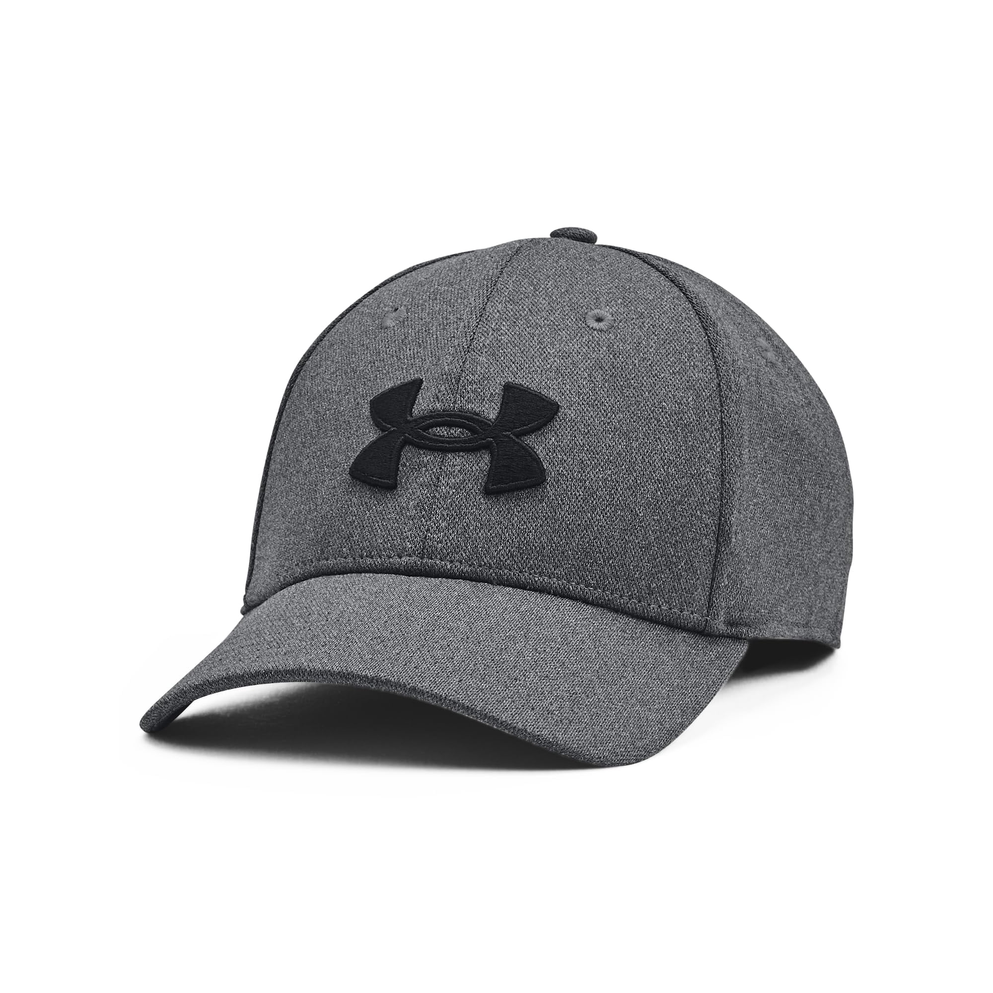 Gorra Under Armour Blitzing Stretch Fit Para Hombre, Color Negro, Talla S/m