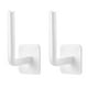 thumbnail image 4 of Estante para gorras de béisbol, organizador colgante de almacenamiento, soporte multifuncional para sombreros, colgador moderno para baño, entrada, ca Blanco, 4 of 5