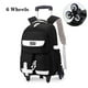 thumbnail image 1 of with Wheels Trolley School Bags for Teenagers Girls Rolling Backpack Students Children Schoolbag School Backpack Travel Bags sac, 1 of 3