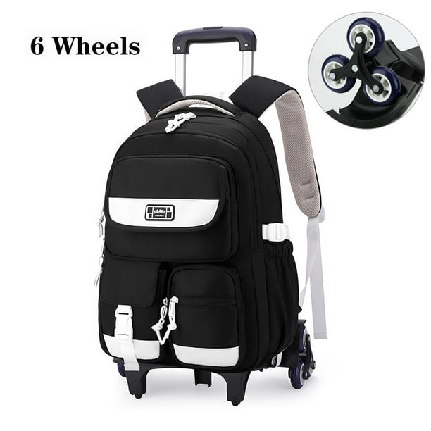 with Wheels Trolley School Bags for Teenagers Girls Rolling Backpack Students Children Schoolbag School Backpack Travel Bags sac