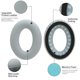 thumbnail image 2 of Almohadillas de repuesto Earrock para auriculares Bose QC35, 2 of 9