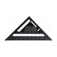 thumbnail image 3 of Regla triangular métrica cuadrada de velocidad - Regla del sistema métrico de aleación de aluminio, pestaña de transportador cuadrado, herramienta de medición de carpintero de ingeniero de alta precis, 3 of 5