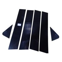 Ioensy - 6 Piezas De Molduras De Ventana Para Postes De Pilares Exteriores De Ventana, Cubierta De Panel Para Chevrolet