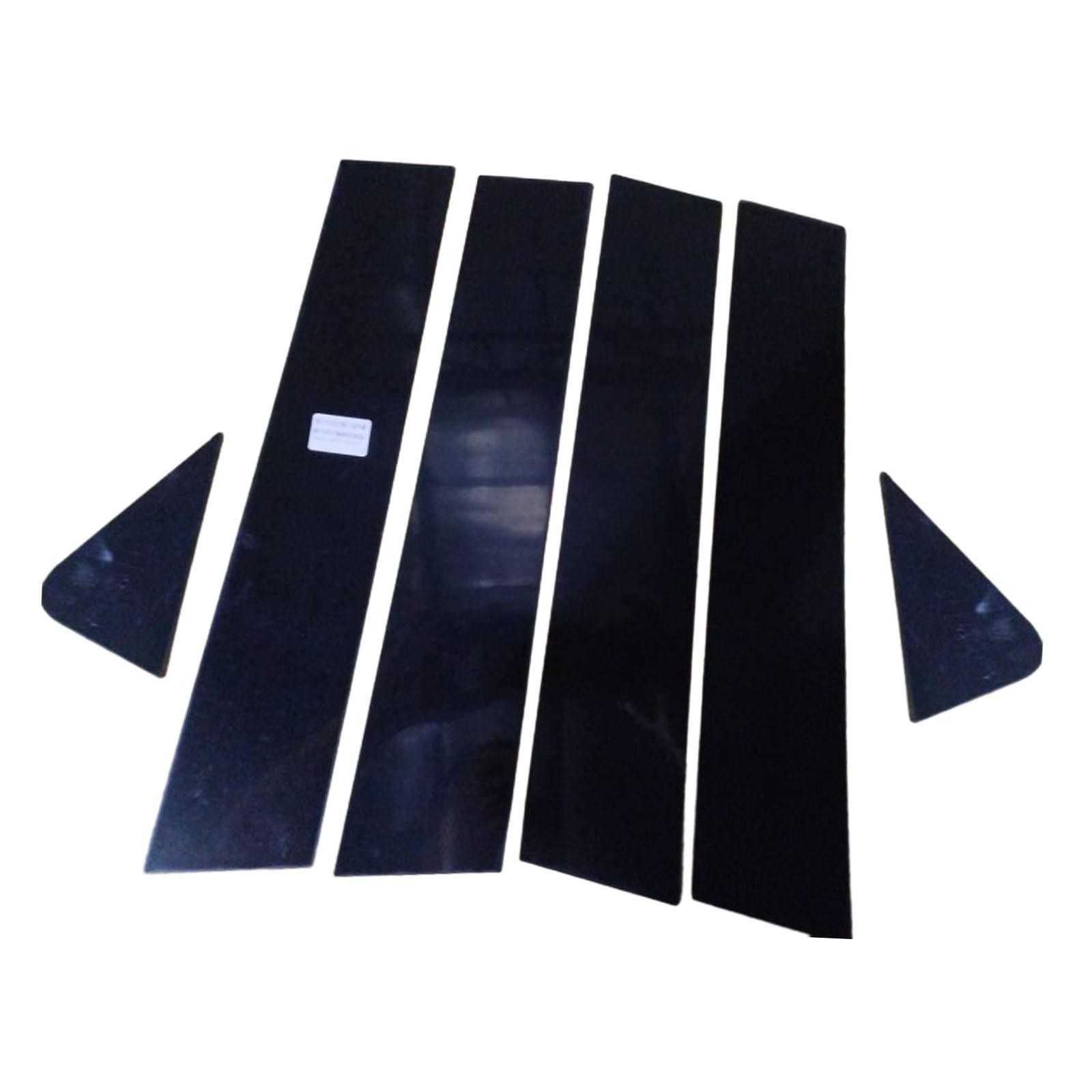 Ioensy - 6 Piezas De Molduras De Ventana Para Postes De Pilares Exteriores De Ventana, Cubierta De Panel Para Chevrolet