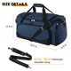 thumbnail image 4 of Bolsa de gimnasio Uarition 55L para hombre, grande, deportiva, ligera, 4 of 7