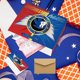 thumbnail image 5 of Bolsa de Regalo LOYUJI Grande 30x13x24 cm Conjunto Erizo Azul, 5 of 7