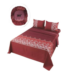 Genérico - Juego De Sabanas De Verano 1.5 Plaza Burdeo