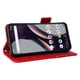 thumbnail image 5 of Funda Cartera para BLU C9 Tapa Flip con Ranuras y Soporte Rojo, 5 of 5