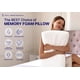 thumbnail image 3 of Almohada Vaverto King Size, espuma viscoelástica, soporte firme, 3 of 8