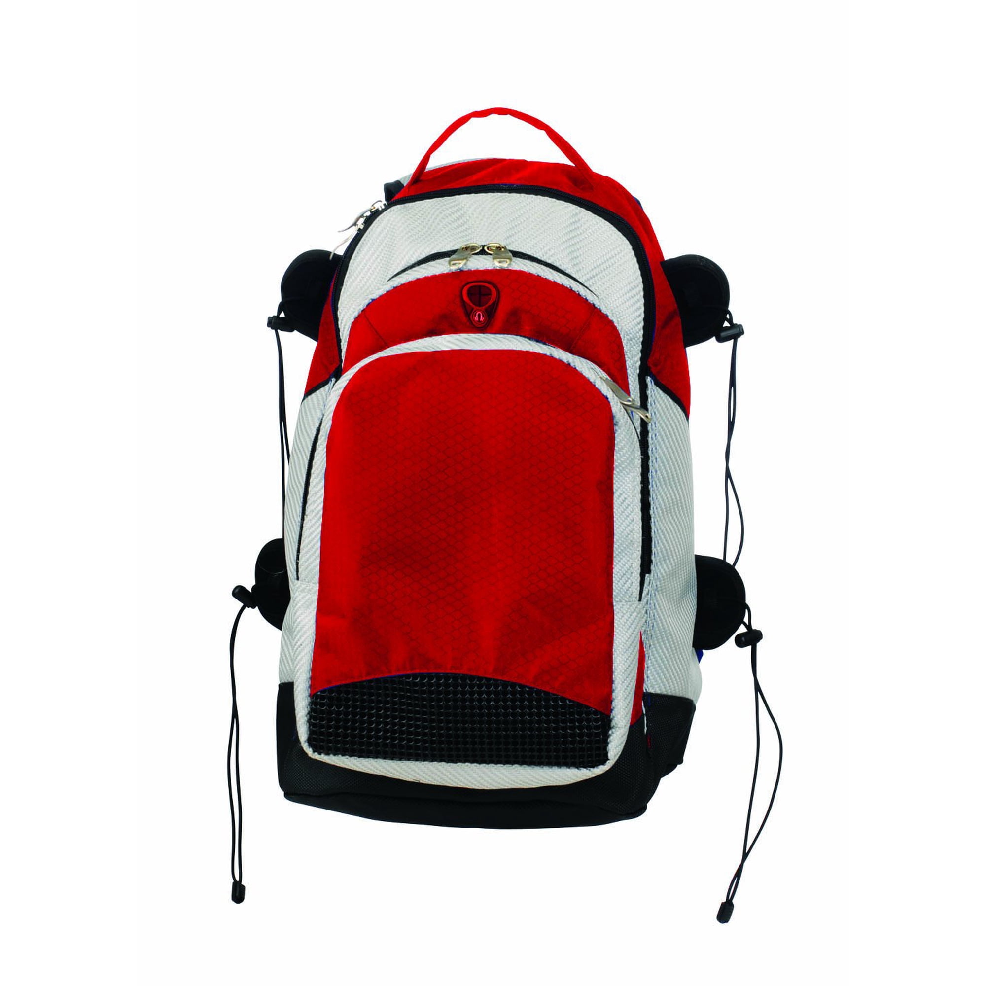 Mochila Martin Sports Multiusos De Nylon 600 Denier Rojo/plateada