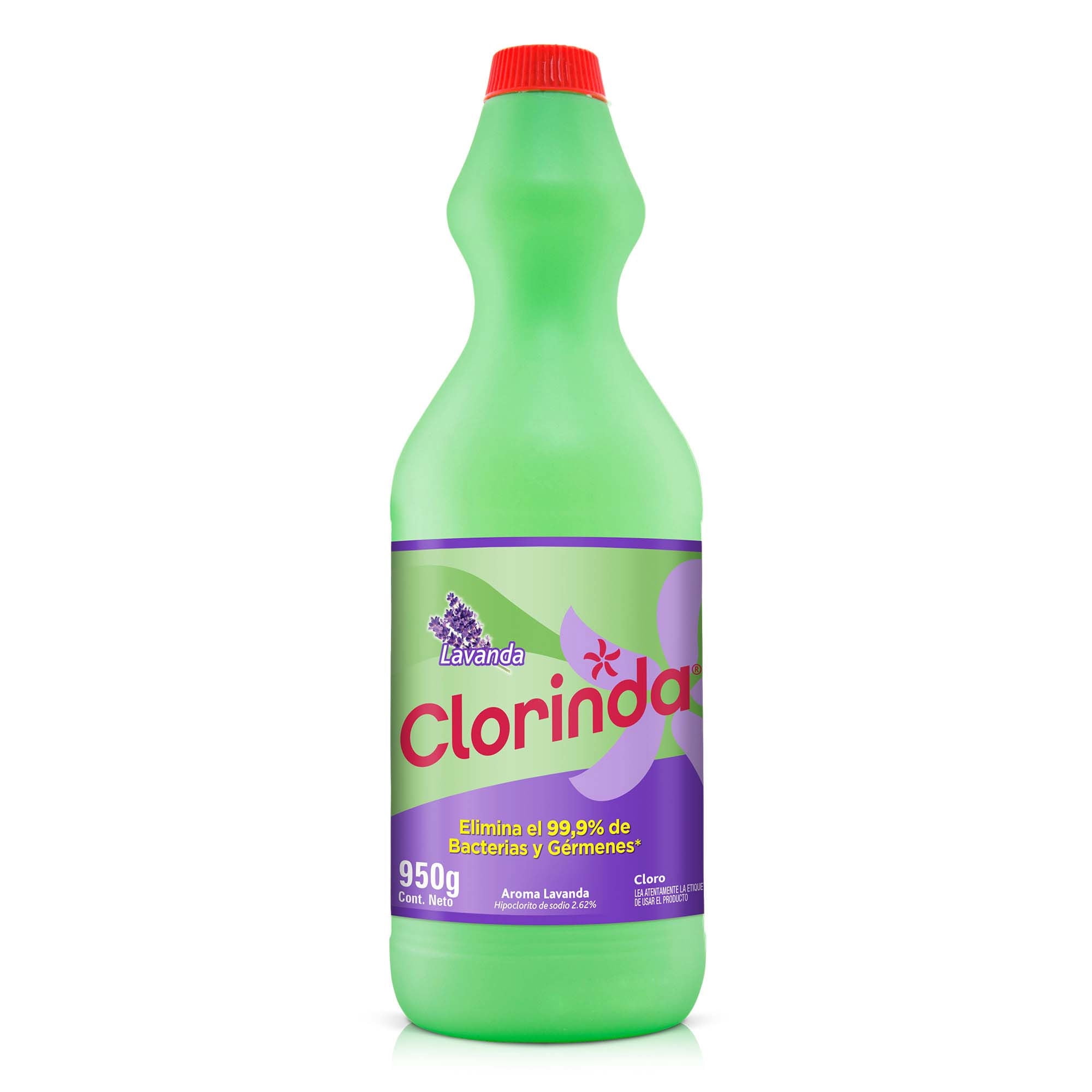 Cloro Líquido Lavanda Botella 950 ml Clorinda