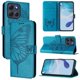 thumbnail image 1 of Funda cartera mariposa para Motorola Moto G86 con soporte y ranuras para tarjetas Azul, 1 of 5