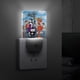 thumbnail image 4 of El Show de Rocky y Bullwinkle Luz nocturna LED con sensor de anochecer a amanecer para dormitorio, baño, pasillo, escaleras - Lámpara LED nocturna de enchufe, 0.5W - 1 pieza, 4 of 6