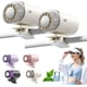thumbnail image 1 of Ventilador clip coche LED 199 velocidades USB recargable refrigeración personal oficina, 1 of 7