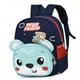 thumbnail image 1 of Children's Backpack Cartoon Tiger Rabbit Schoolbag Suitable For Aged 1-6 Kids Schoolbag Lightweight Backpack, 1 of 3