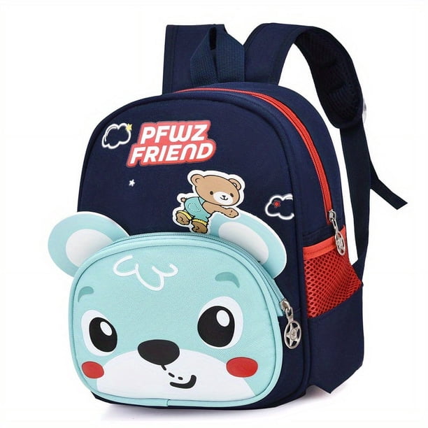 Children's Backpack Cartoon Tiger Rabbit Schoolbag Suitable For Aged 1-6 Kids Schoolbag Lightweight Backpack
