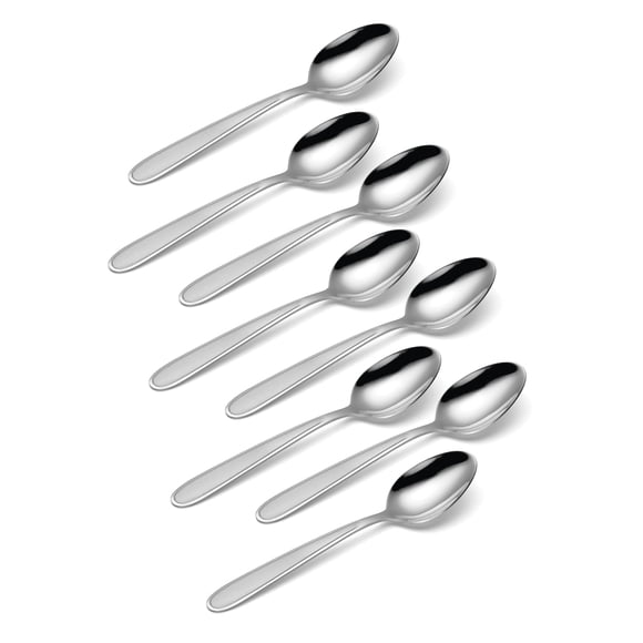 SPOON Oneida Jordan Juego de 8 Cucharas de Postre con Acabado Escarchado