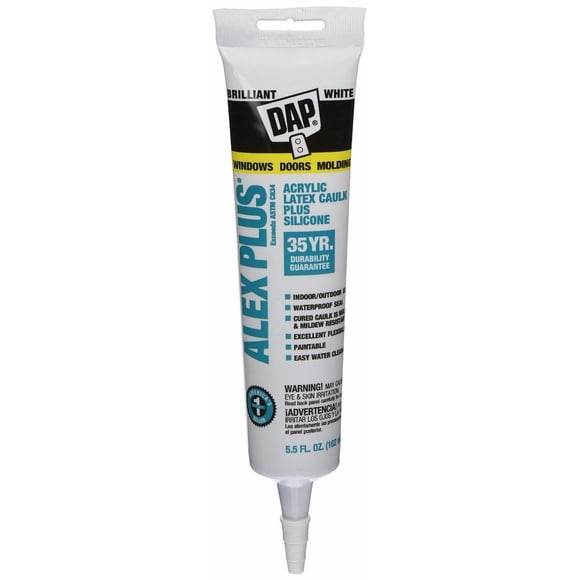 Caulk DAP 162 ml, color blanco
