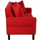 thumbnail image 3 of Sofa Lua 3c Felpa 20 Rojo, 3 of 3