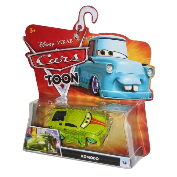 Coche fundido Disney Pixar CARS TOON Komodo 155 de MATTEL