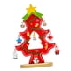 thumbnail image 4 of Decoración de mesa de de Navidad de madera, centro de mesa, artesanías hechas a mano, decoración navideña para estantería, gabinete, escritorio rojo, 4 of 5