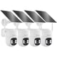 thumbnail image 1 of Camaras Seguridad Solar VIZIUUY 4 Pack 3MP WiFi 6 Exterior, 1 of 3