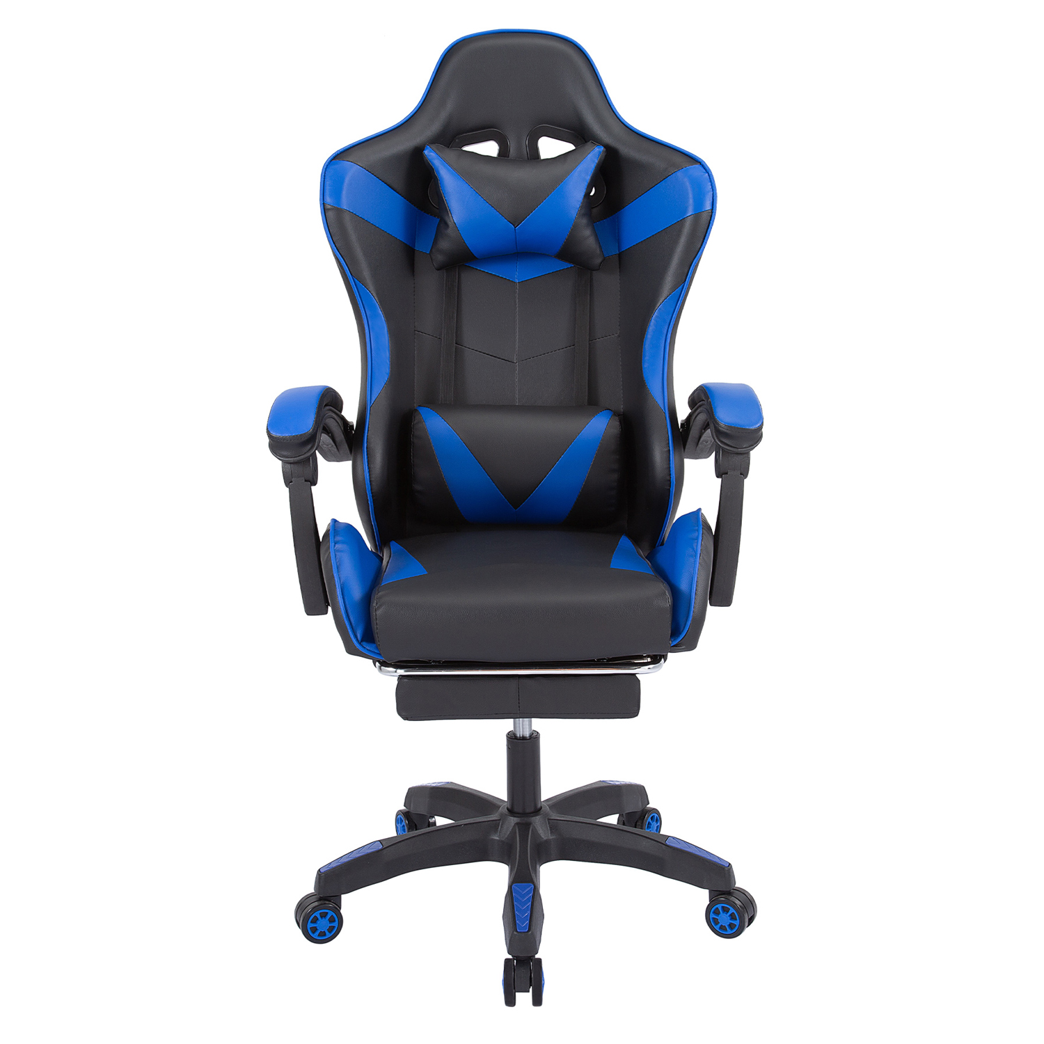 Genérico - Silla Gamer Oficina Ajustable Y Reclinable Azul