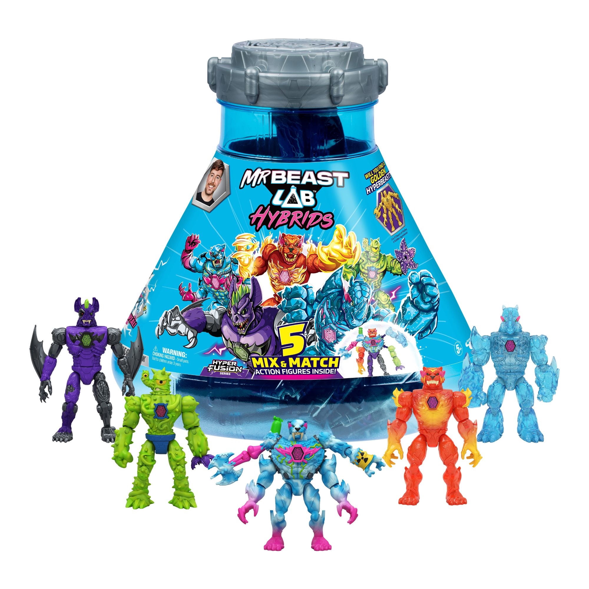 Mr Beast Lab Hybrids Figuras Fusion X5