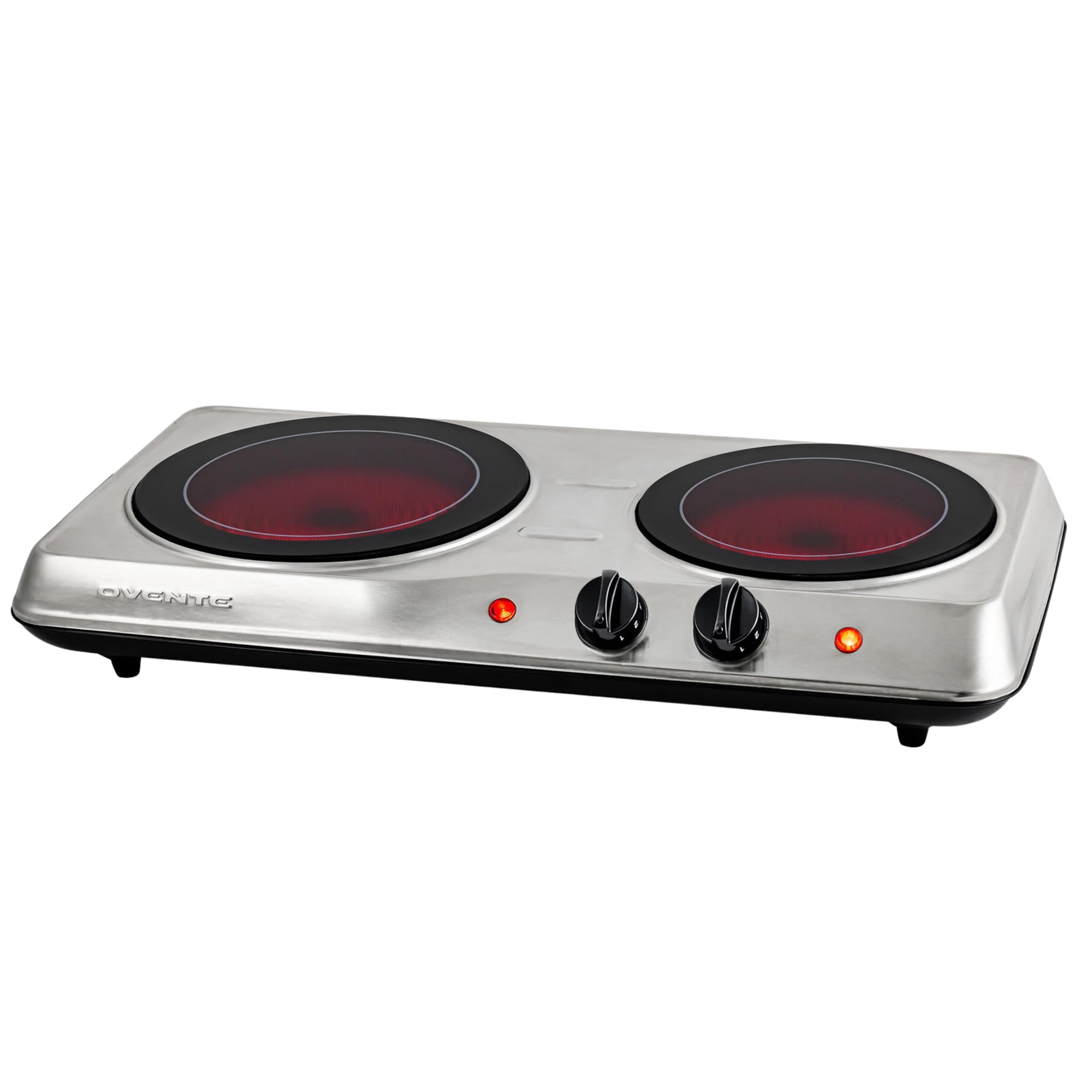 Doble Quemador Infrarrojo Para Encimera Ovente Bgi102s 1700w