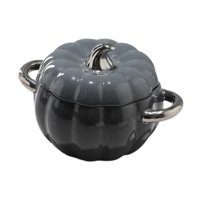 Magideal - Olla De Cerámica Para Estofado, Utensilios De Cocina Para Decoración Del Hogar, Plato De Pasta De Cerámica, Olla Para Sopa, Postre, Ensaladera, Para C Gris Oscuro