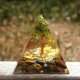 thumbnail image 5 of Pirámide de orgonita, decoración del hogar, hecha a mano, pirámide de orgonita con árbol de la vida, peridoto de 60 mm con piedra de cristal de ojo de tigre, acumulador de orgonita, energía EMF de org, 5 of 7