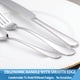 thumbnail image 5 of Juego de cucharas para cenar MUTNITT, 16 unidades, cubiertos de acero inoxidable de 215 ml, 5 of 7