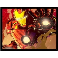 Genérico - Cuadro Decorativo Iron-Man Comics 2 Medidas 30X40 Cm