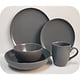 thumbnail image 1 of Set De Loza 16 Piezas Ceramica Gris Oscuro, 1 of 1