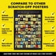 thumbnail image 2 of Scratch Off Poster Curious Charts Commission IMDb Top 100, 2 of 8